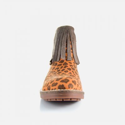 Botas Animal print con flecos