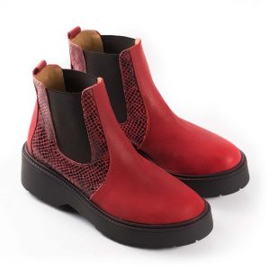 Botas rojas la leopolda