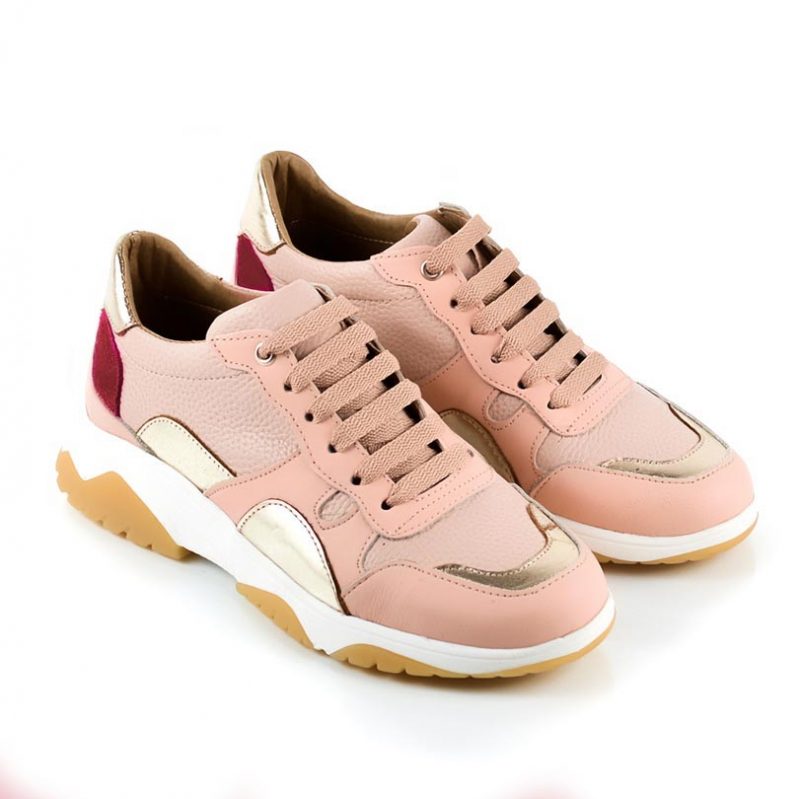 zapatillas-de-vestir-de-mujer-en-cuero-rosa-a-la-moda