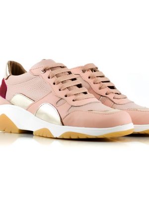 zapatillas-urbanas-de-mujer-en-cuero-rosa-a-la-moda
