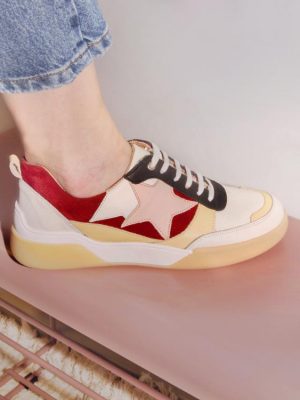 ombu-zapatillas-de-vestir-urbanas-de-mujer-en-cuero-amarillo-pastel-y-bordo-de-la-leopolda