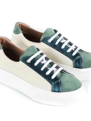 zapatillas-urbanas-de-mujer-en-mix-de-cueros-crema-y-verdes-de-la-leopolda-06